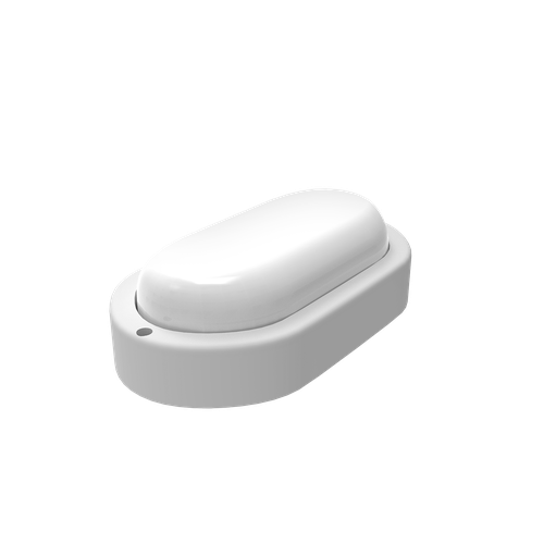 Светильник GAUSS LITE IP65 160х90х46 8W 700lm 6500K 200-240V ЖКХ овал 1/40, фото