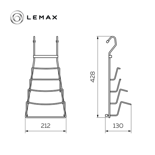 Полка LEMAX для крышек античная бронза YJ-G809B AB, изображение