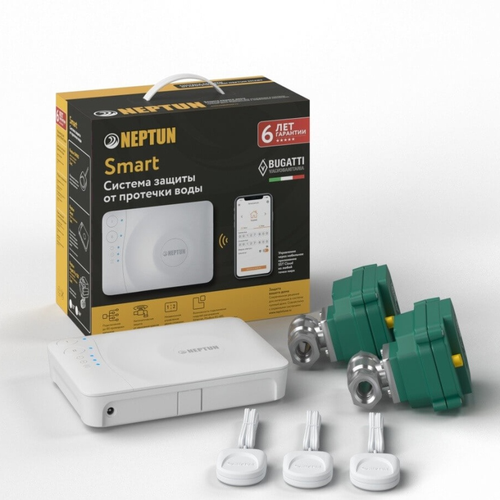 Система ТЕПЛОЛЮКС контроля протечек 1/2" Neptun Profi Smart+ Tuya, картинка