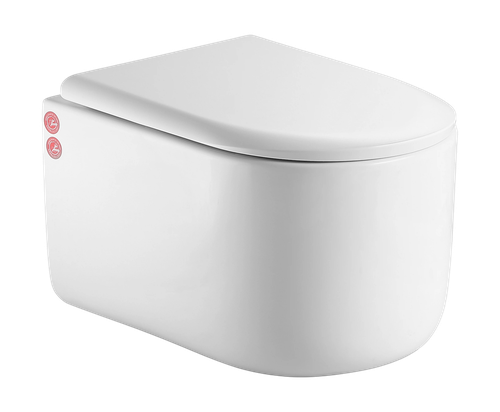 Унитаз подвесной TOKITO Торнадо безободковый с микролифтом EASY CLEAN, фотография