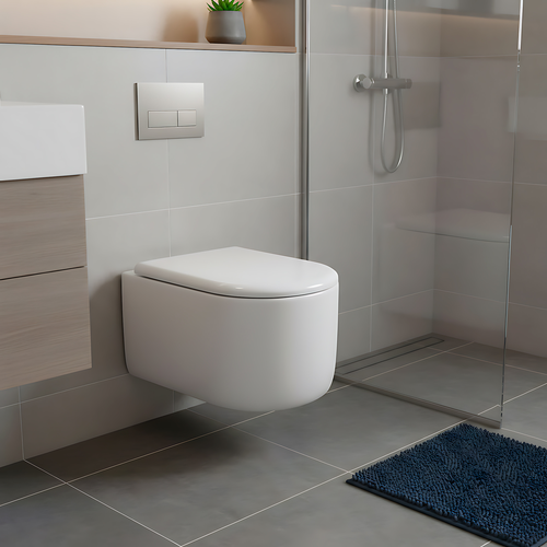 Унитаз подвесной TOKITO Торнадо безободковый с микролифтом EASY CLEAN, детальное фото