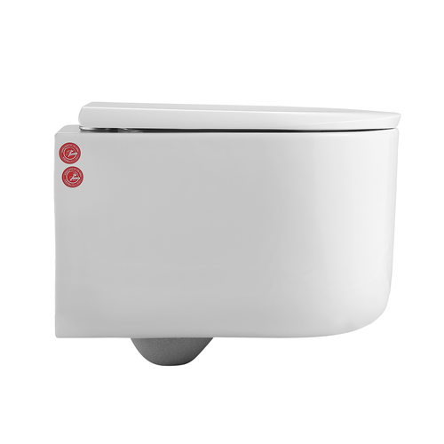 Унитаз подвесной TOKITO Торнадо безободковый с микролифтом EASY CLEAN, картинка