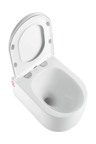 Унитаз подвесной TOKITO Торнадо безободковый с микролифтом EASY CLEAN, вид