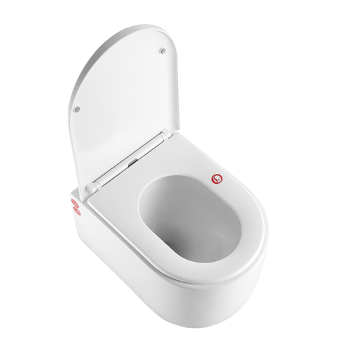 Унитаз подвесной TOKITO Торнадо безободковый с микролифтом EASY CLEAN, фото