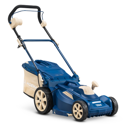 Газонокосилка электрическая МОБИЛ К TUSCANY XME37 NAVY BLUE, 37 см, 1700 Вт, фото