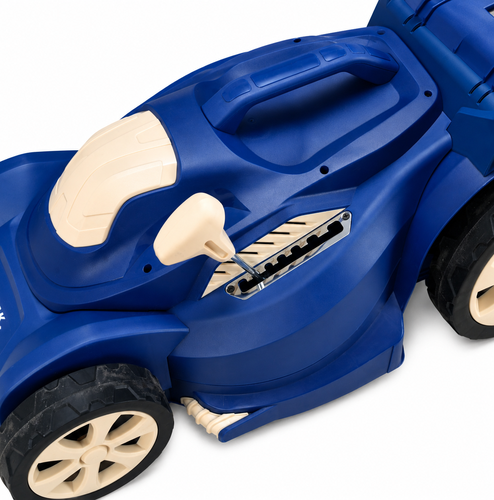 Газонокосилка электрическая МОБИЛ К TUSCANY XME37 NAVY BLUE, 37 см, 1700 Вт, картинка