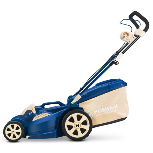 Газонокосилка электрическая МОБИЛ К TUSCANY XME37 NAVY BLUE, 37 см, 1700 Вт, вид