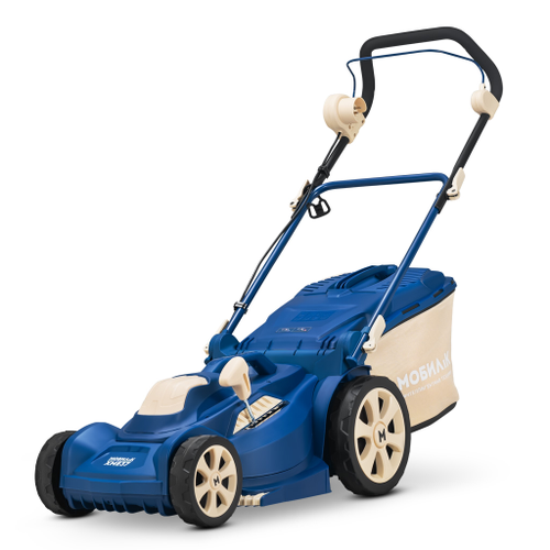 Газонокосилка электрическая МОБИЛ К TUSCANY XME37 NAVY BLUE, 37 см, 1700 Вт, детальное фото