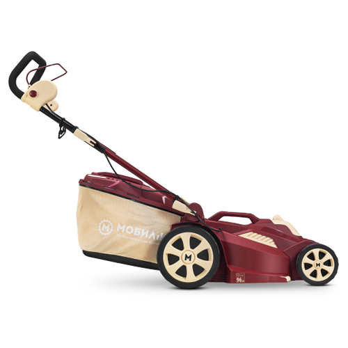 Газонокосилка электрическая МОБИЛ К TUSCANY XME37 WINE RED, 37 см, 1700 Вт, вид