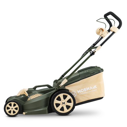Газонокосилка электрическая МОБИЛ К TUSCANY XME37 OLIVE GREEN, 37 см, 1700 Вт, изображение