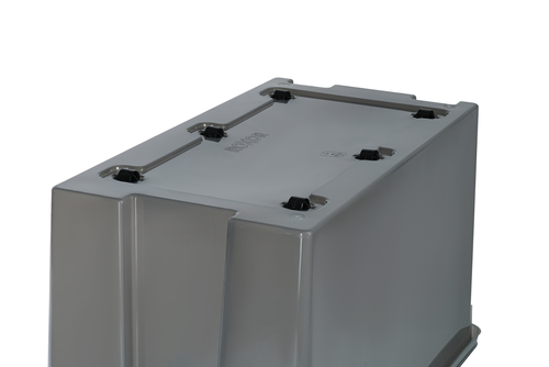 Контейнер ROX BOX с&nbsp;крышкой&nbsp;и&nbsp;клипсами&nbsp;"80"&nbsp;серия&nbsp;HOME,&nbsp;антрацитовый, картинка