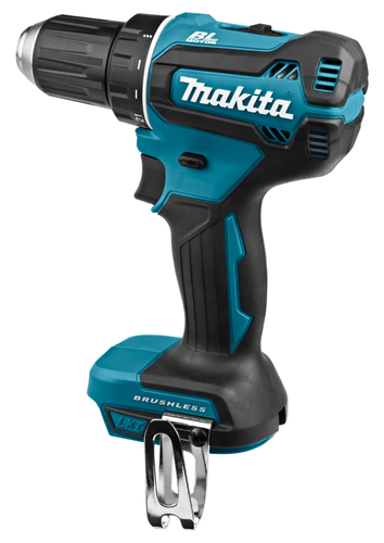 Дрель-шуруповерт MAKITA аккум. LXT BL 18В, 13мм, 50/27Нм DDF485Z, крупный план