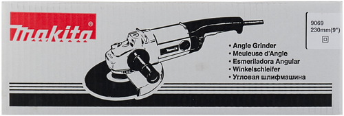 Машина шлифовальная MAKITA угловая, 230мм,2000Вт,6000об/мин. 9069, фотография