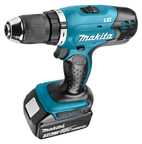 Дрель-шуруповерт MAKITA аккум. LXT 18В, 13мм, 42/27Нм (2x3.0Ач, з/у)&nbsp; DDF453RFE, вид