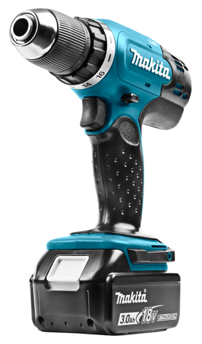 Дрель-шуруповерт MAKITA аккум. LXT 18В, 13мм, 42/27Нм (2x3.0Ач, з/у)&nbsp; DDF453RFE, детальное фото