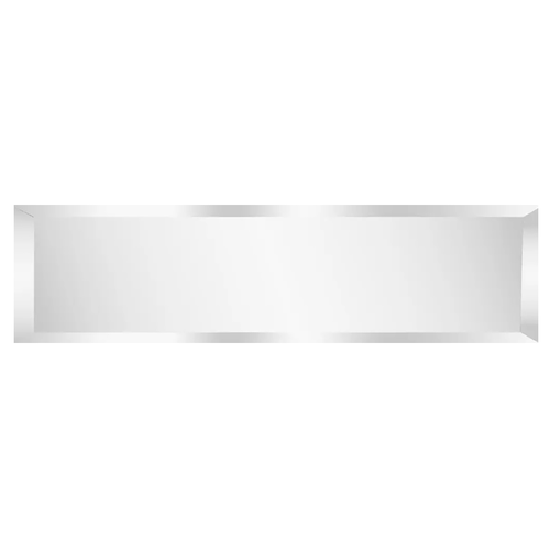 Плитка OMEGA GLASS зеркальная серебро 40x10 прям фац 1шт, фото