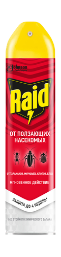 Аэрозоль RAID от ползающих насекомых 300мл, фото