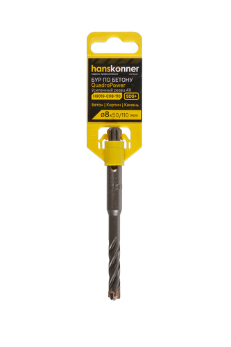 Бур HANSKONNER H9019-C08-110 08х110, вид