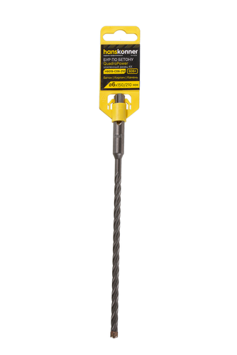 Бур HANSKONNER H9019-C06-210 06х210, крупный план