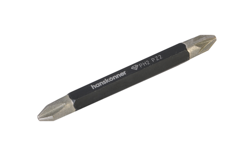 Биты HANSKONNER двусторонние HKPH2PZ2-65D-2 PH2xPZ2x65, изображение