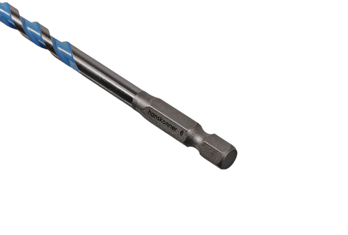 Сверло универсальное HANSKONNER H1055-08-06 6 мм, крупный план