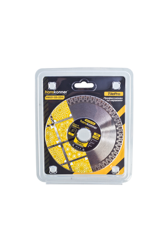 Алмазный диск HANSKONNER H9021-125-22Vt 125x22, крупный план