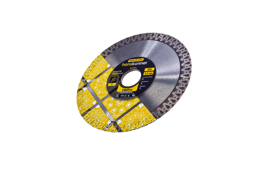 Алмазный диск HANSKONNER H9021-125-22Vt 125x22, крупный план
