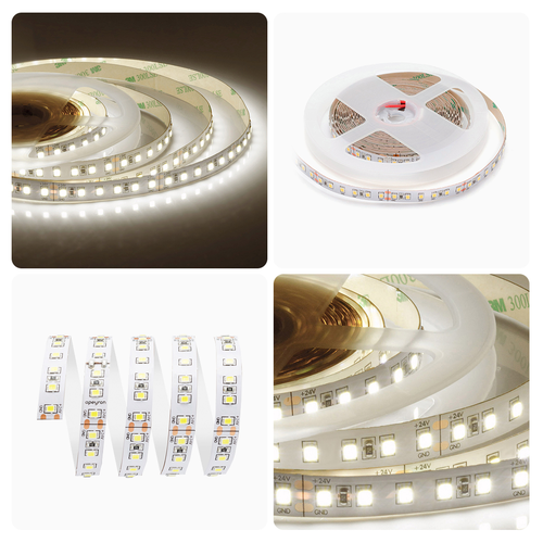 Светодиодная лента APEYRON 00-341 24В, 16Вт/м, smd2835, 120д/м, IP20, 1500Лм/м, 5м, т/б, картинка