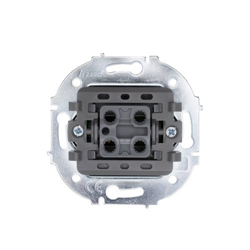 Выключатель LEZARD с подсветкой чёр.бархат, фото