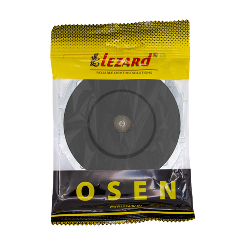 Розетка ТВ LEZARD оконечная чёр.бархат, крупный план