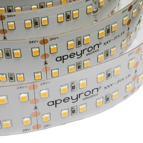 Светодиодная лента APEYRON 24В, SMD2835 , 240 диодов, 38 Вт/метр, 3800 лм/метр, IP20, 4, вид