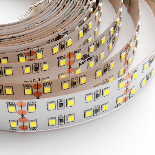 Светодиодная лента APEYRON 24В, SMD2835 , 240 диодов, 38 Вт/метр, 3800 лм/метр, IP20, 6, детальное фото
