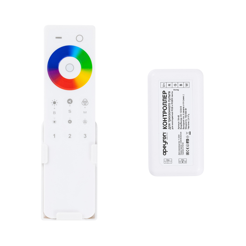 Комплект APEYRON 04-48 : контроллер и 3-х зонный сенсорный пульт RGB-RGBW, 12, фотография