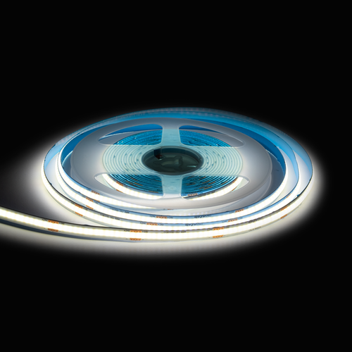 Светодиодная лента APEYRON 00-382 24В, 12Вт/м, COB, 320д/м, IP20, 1000лм/м, 5м, CRI 90+, фото