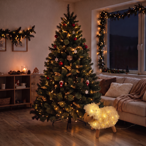 Фигура светодиодная PLATINUM CHOICE Овечка большая, теплый белый, 50LED, 30см, Арт. PRTJF25-03, вид