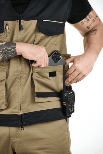 Жилет рабочий FORMA WorkLine WR10, мокко-черный, рXL, фотография