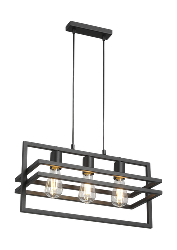 Люстра VITALUCE v2861-1/3s, 3xe27 макс. 40вт черный, крупный план