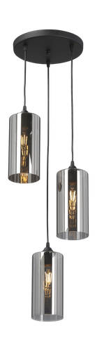 Люстра VITALUCE v2732/3s, 3хe27 макс. 40вт черный, фото