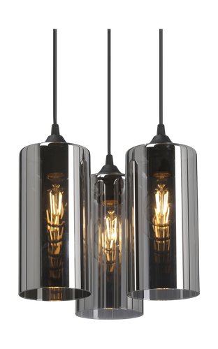 Люстра VITALUCE v2732/3s, 3хe27 макс. 40вт черный, фотография