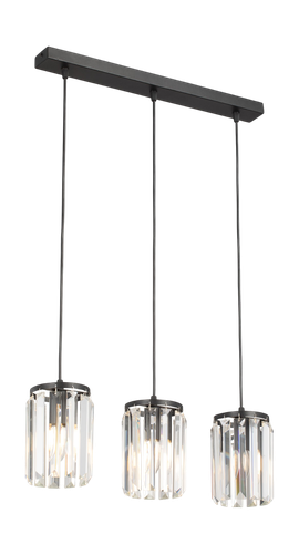 Люстра VITALUCE v5361-1/3s, 3хe14 макс. 40вт черный, крупный план