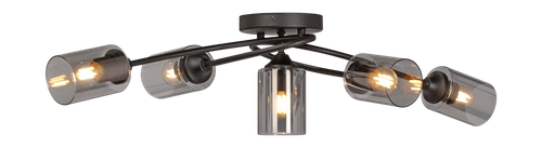 Люстра VITALUCE v2048-1/5pl, 5хe27 макс. 40вт черный, фотография