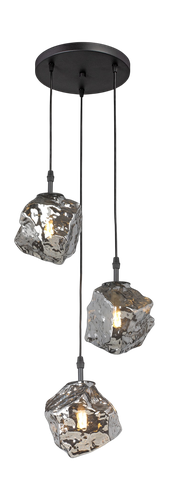 Люстра VITALUCE v2584-1/3s, 3хg9 макс. 28вт черный, изображение