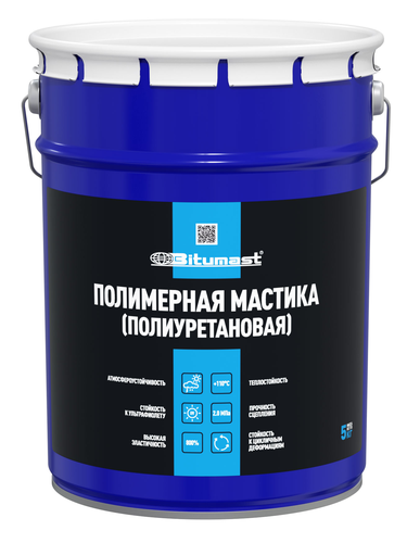 Мастика BITUMAST полиуретановая 5 кг, картинка