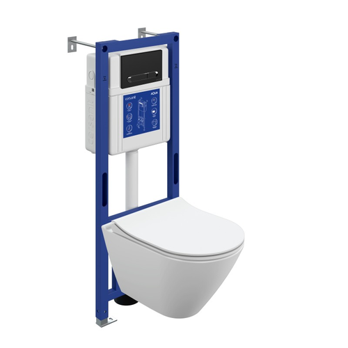 Комплект CERSANIT city smart dpl eo slim инсталляция aqua 40 smart m кнопка es, фото
