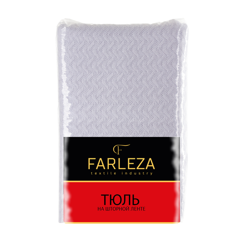 Штора тюлевая FARLEZA гипюр абстракт 300х280 бел., вид