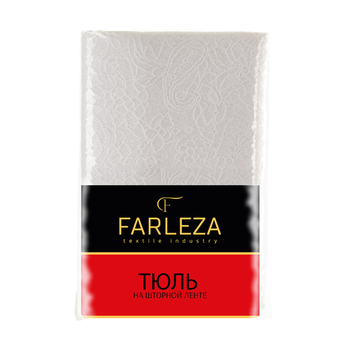 Штора тюлевая FARLEZA гипюр узор 300х280 крем., картинка