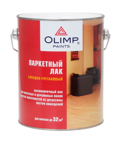 Лак паркетный OLIMP глянцевый, фото