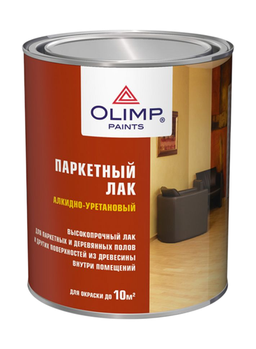 Лак паркетный OLIMP п/матовый, детальное фото