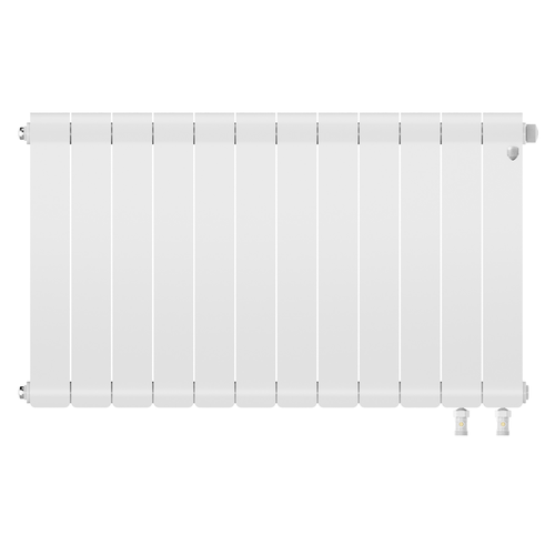 Радиатор ROYAL THERMO биметаллический Infinity 500 Bianco Traffico VR80 - 12 секц., фото