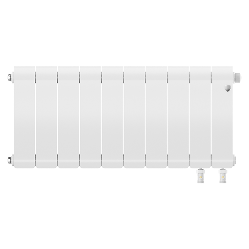 Радиатор ROYAL THERMO биметаллический Infinity 300 Bianco Traffico VR80 - 10 секц., детальное фото